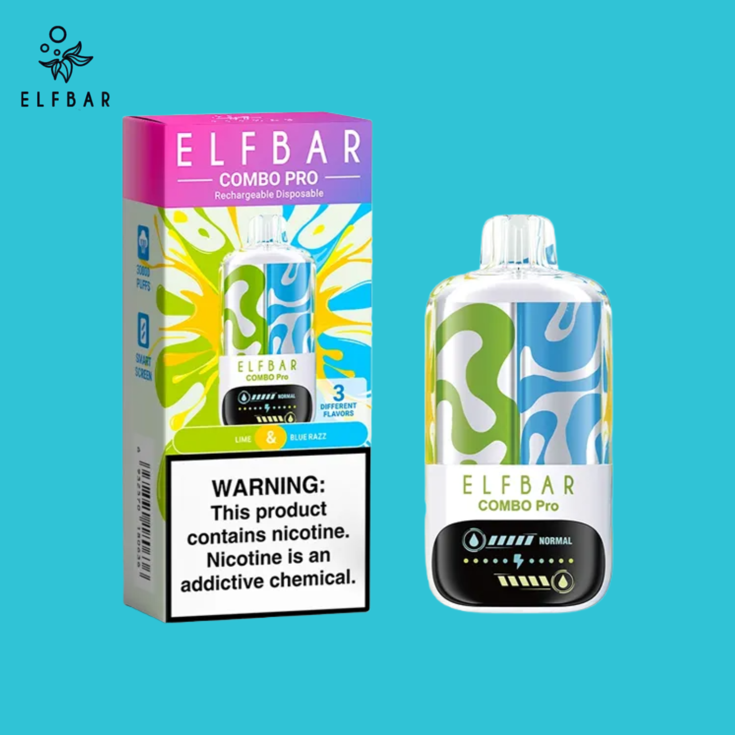 Elfbar 30K Vape Lime & Blue Razz