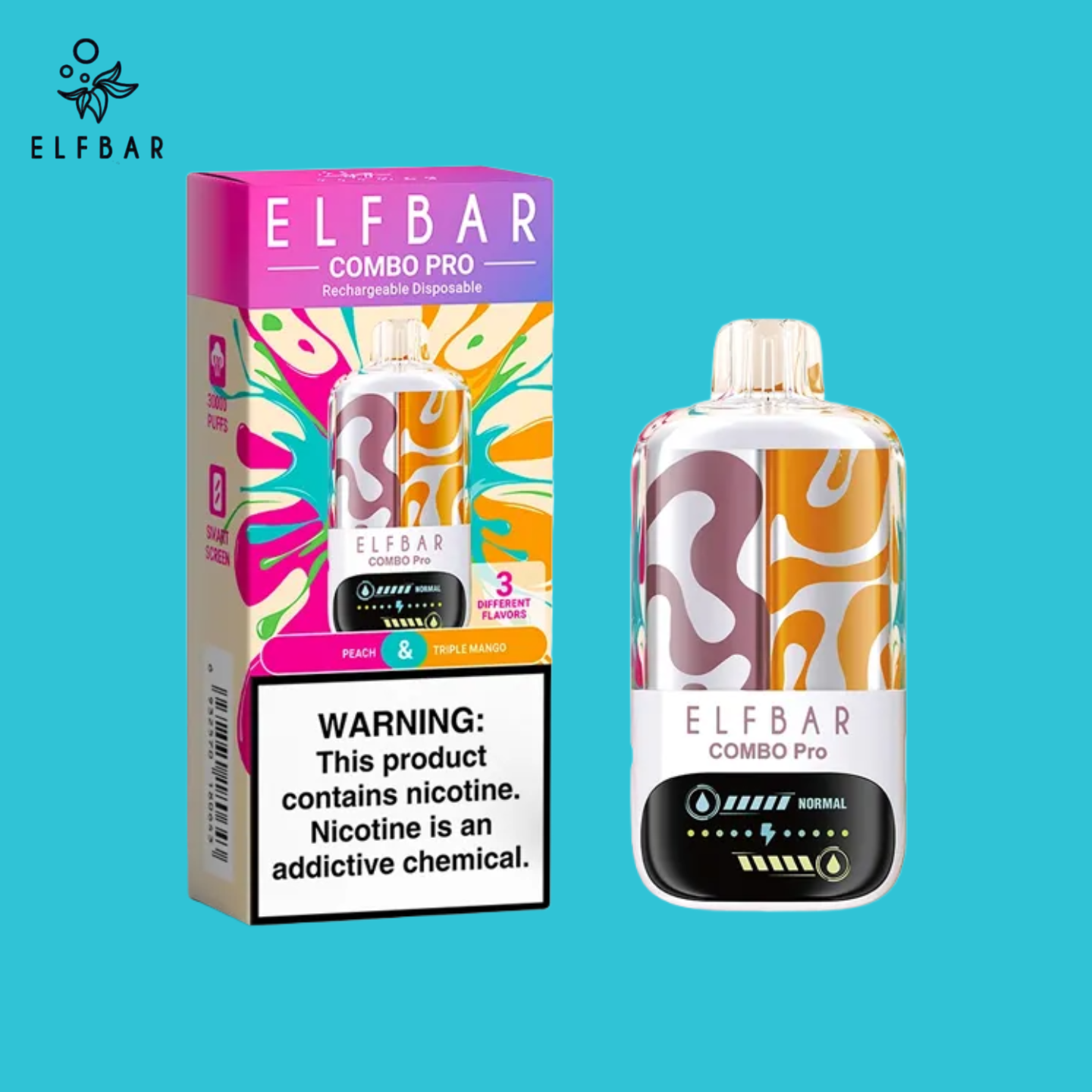 Elf Bar Combo Pro 30K Peach & Triple Mango