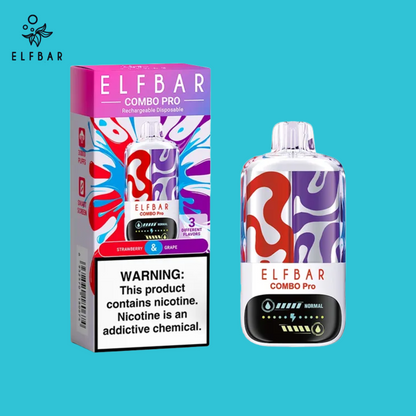 Elf Bar Combo Pro 30K Strawberry & Grape Vape