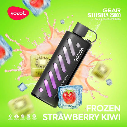 Vozol GEAR SHISHA 25000 Einweg-E-Zigarette Frozen Strawberry Kiwi