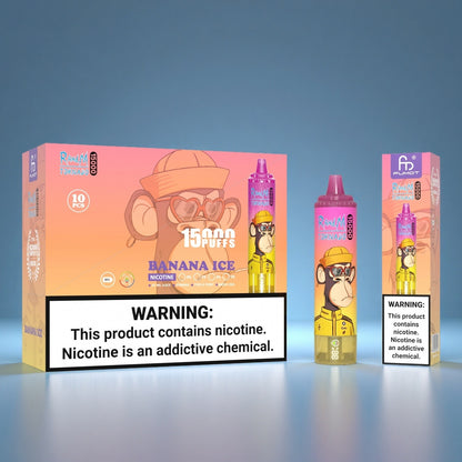 RandM Tornado 15000 Züge Banana Ice