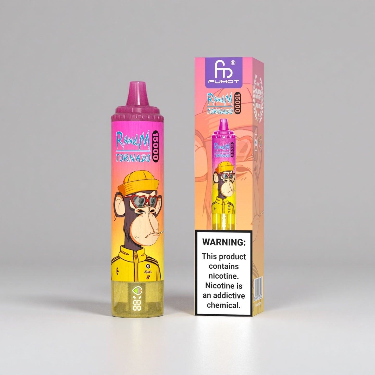 RandM Tornado 15000 Züge Banana Ice