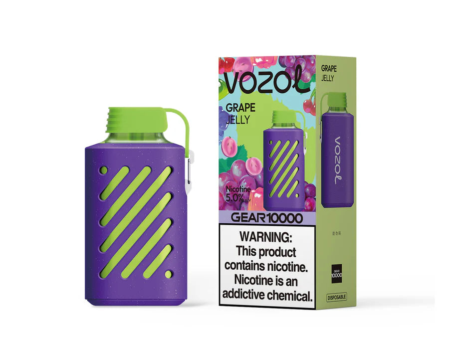 Vozol 10000 Vape Grape Jelly 500-mAh-Akku