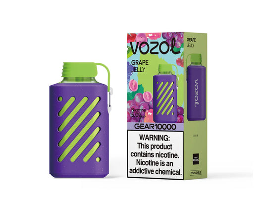 Vozol 10000 Vape Grape Jelly 500-mAh-Akku