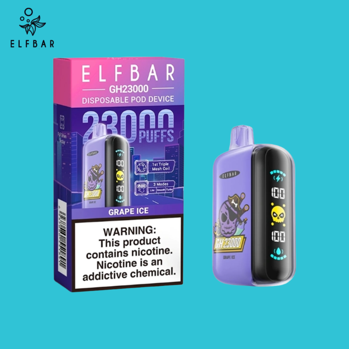 Elf Bar GH23000 Grape Ice