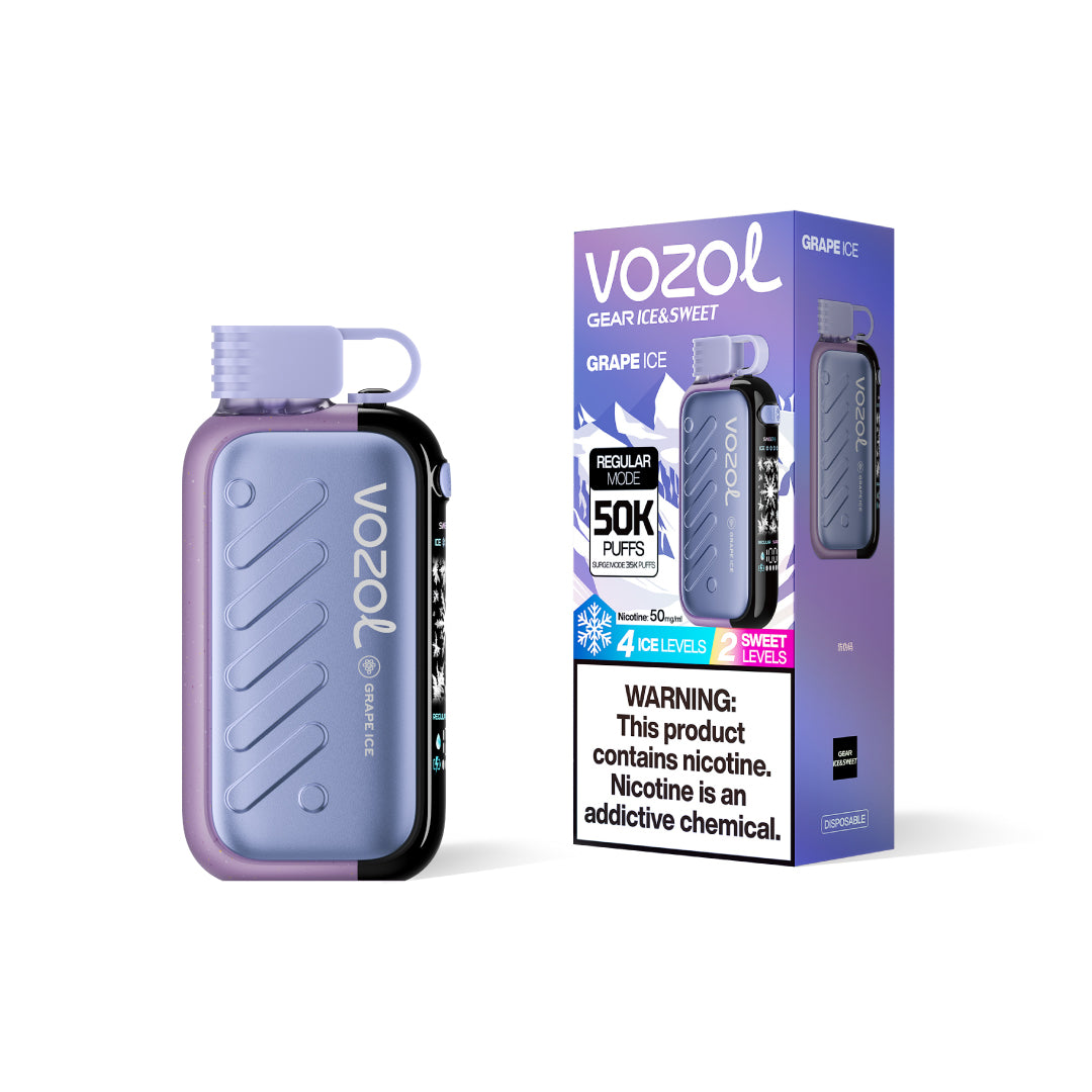 VOZOL Vape Gear 50000 Puffs Grape Ice