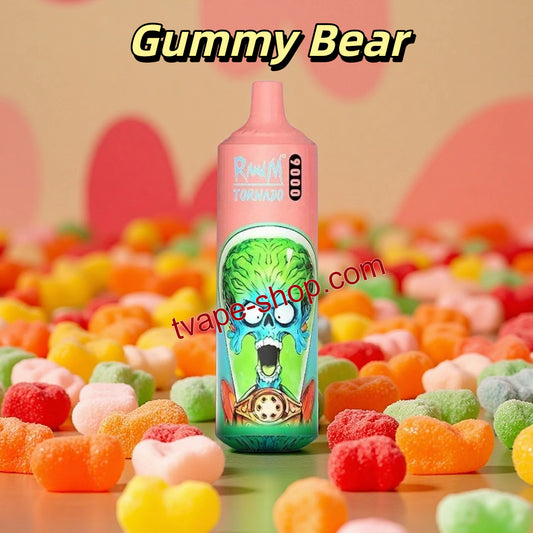 Gummy Bear RandM Tornado 9000 Züge Vape