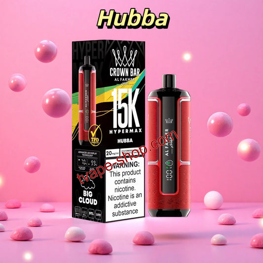 Hubba Al Fakher Vape 15K Crown Bar HyperMax