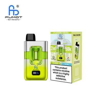 FUMOT ECO 50K 2IN1 Ice Pop & Kiwi Passion Fruit Guava Geschmack