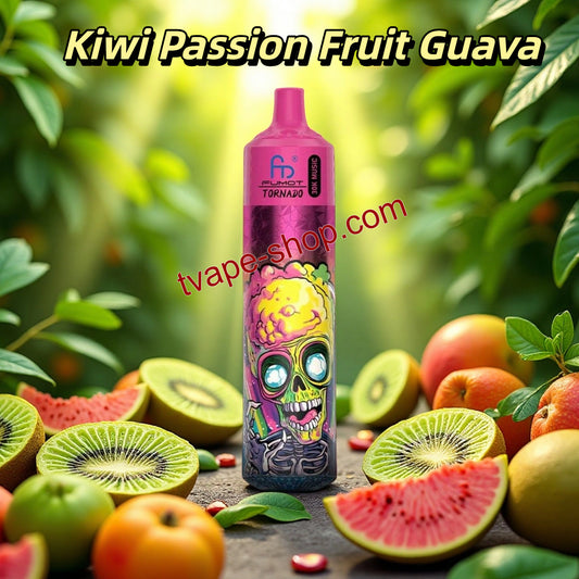 Kiwi Passion Fruit Guava RandM Tornado 30K