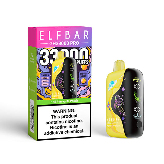 Elf Bar GH33000 Pro Vape Kiwi Pineapple Peach Geschmack