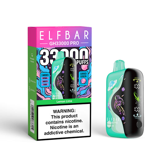 Elf Bar Vape GH33000 Pro 33K Puffs Lemon Lime