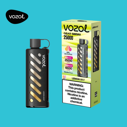 Vozol 25000 Gear Shisha Vape Lemon Mint