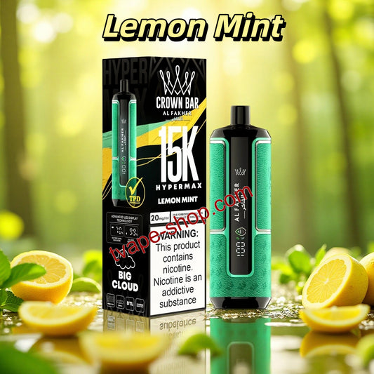 Lemon Mint Al Fakher Crown Bar 15K HyperMax