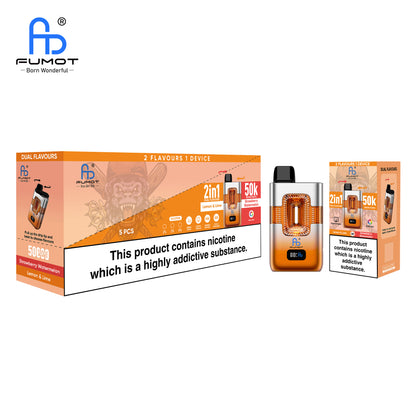 FUMOT ECO 2IN1 50K Puffs Lemon Lime & Strawberry Watermelon