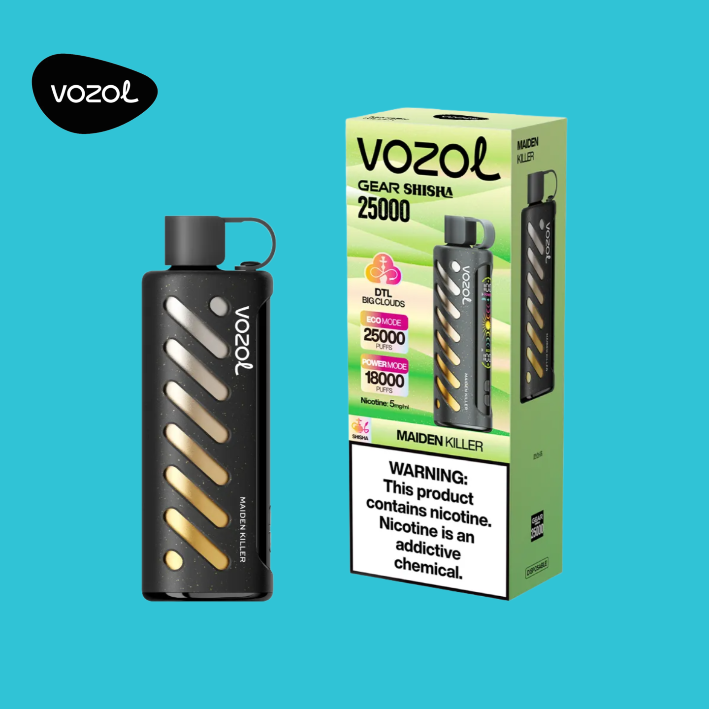 Vozol 25000 Puffs Vape 5% Nikotinstrke Maiden Killer Vapes Shop Vozol 25000 Puffs Vape 5% Nikotinstrke Maiden Killer Vapes Shop