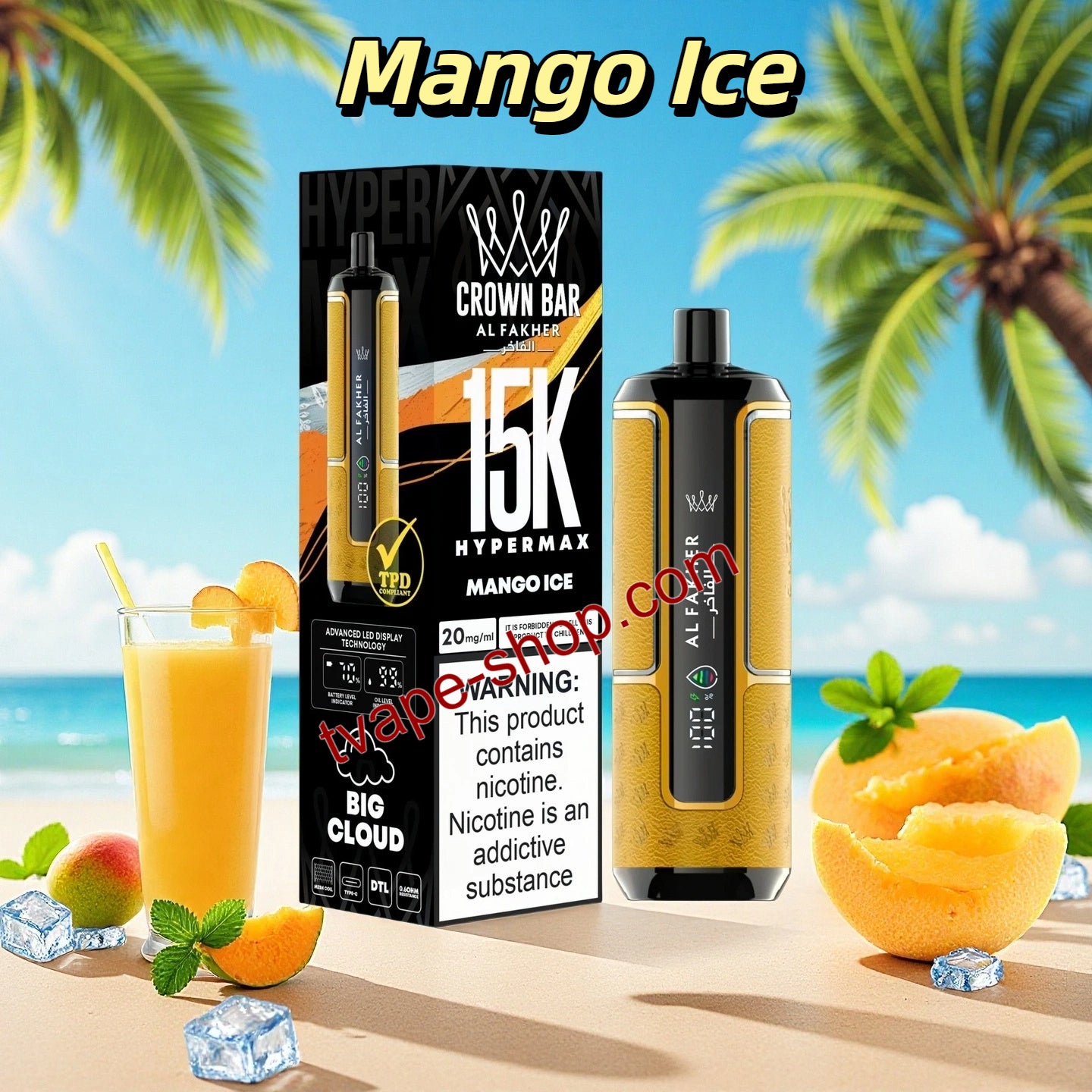 Mango Ice Al Fakher Vape 15000