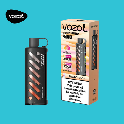 Vozol Gear Shisha 25000 Züge Mango Peach