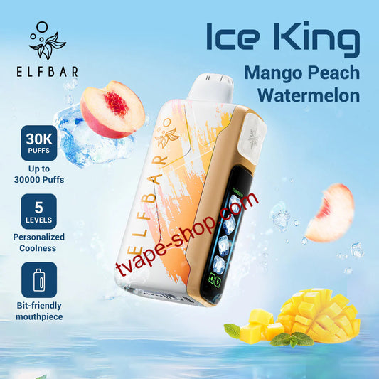 Mango Peach Watermelon Elf Bar Ice King 30000