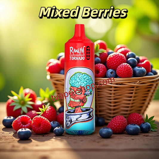 Mixed Berries RandM Tornado 9000 Vape