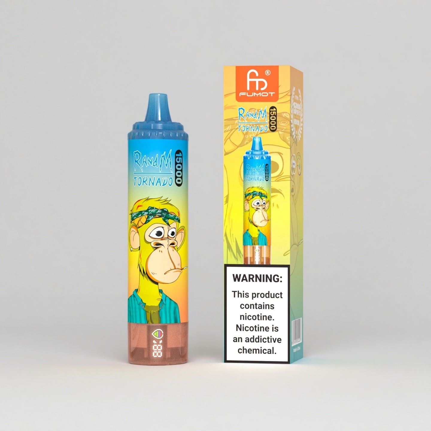 Fumot RandM Tornado 15000 Puffs Peach Mango