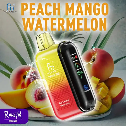 RandM Tornado 20000 Puffs Peach Mango Watermelon