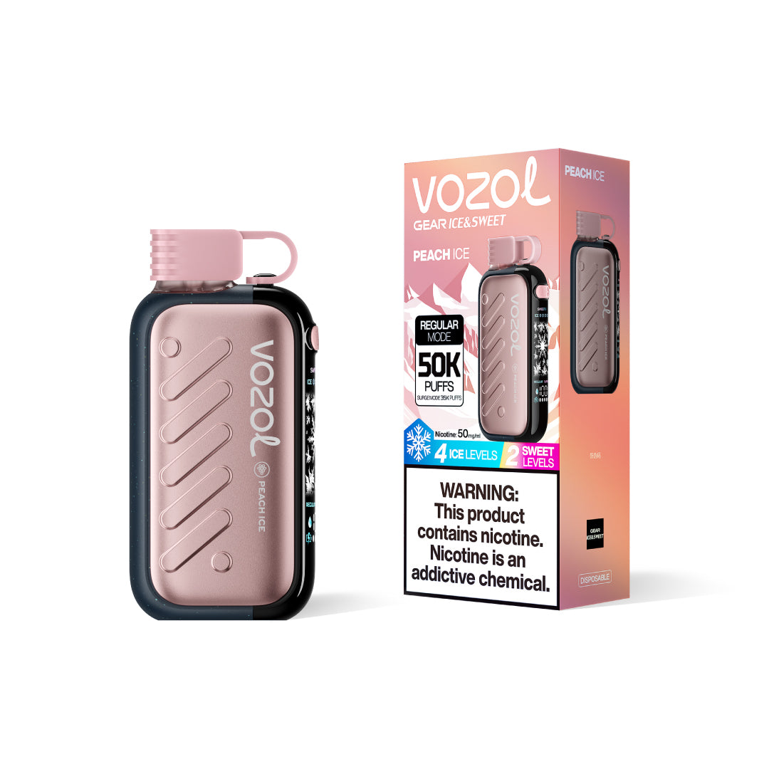 Integrierte 3D-Display VOZOL Gear 50000 Puffs Peach Ice