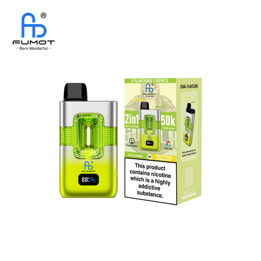 RandM Tornado 50K Puffs Peach Mango Watermelon & Pina Colada