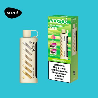 Perfume Lemon Vozol Gear Shisha 25K Vape