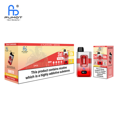 RandM Tornado 50K Puffs Pink Lemonade & Sour Candy