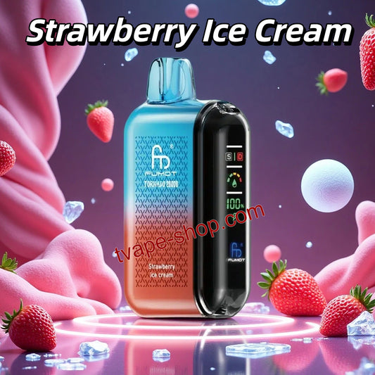 RandM Tornado 20K Puffs Strawberry Ice Cream