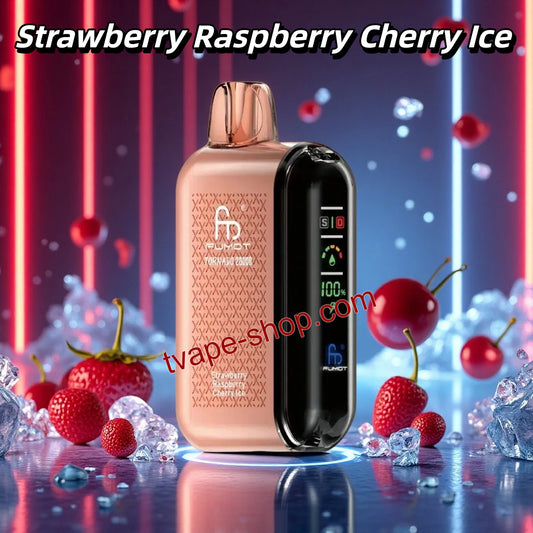 Strawberry Raspberry Cherry Ice RandM Tornado 20000 