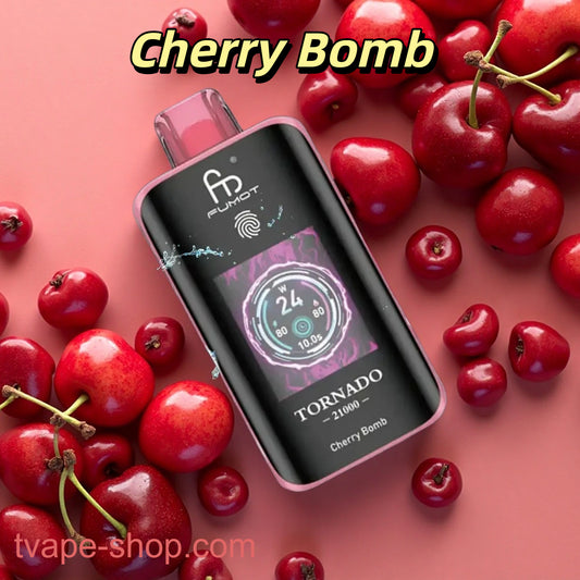 Cherry Bomb RandM Tornado 25000 Vape 