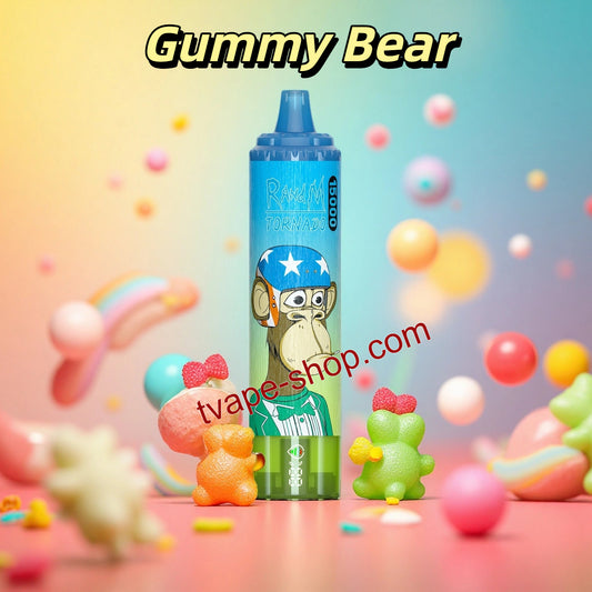 RandM Tornado 15K Puffs Gummy Bear