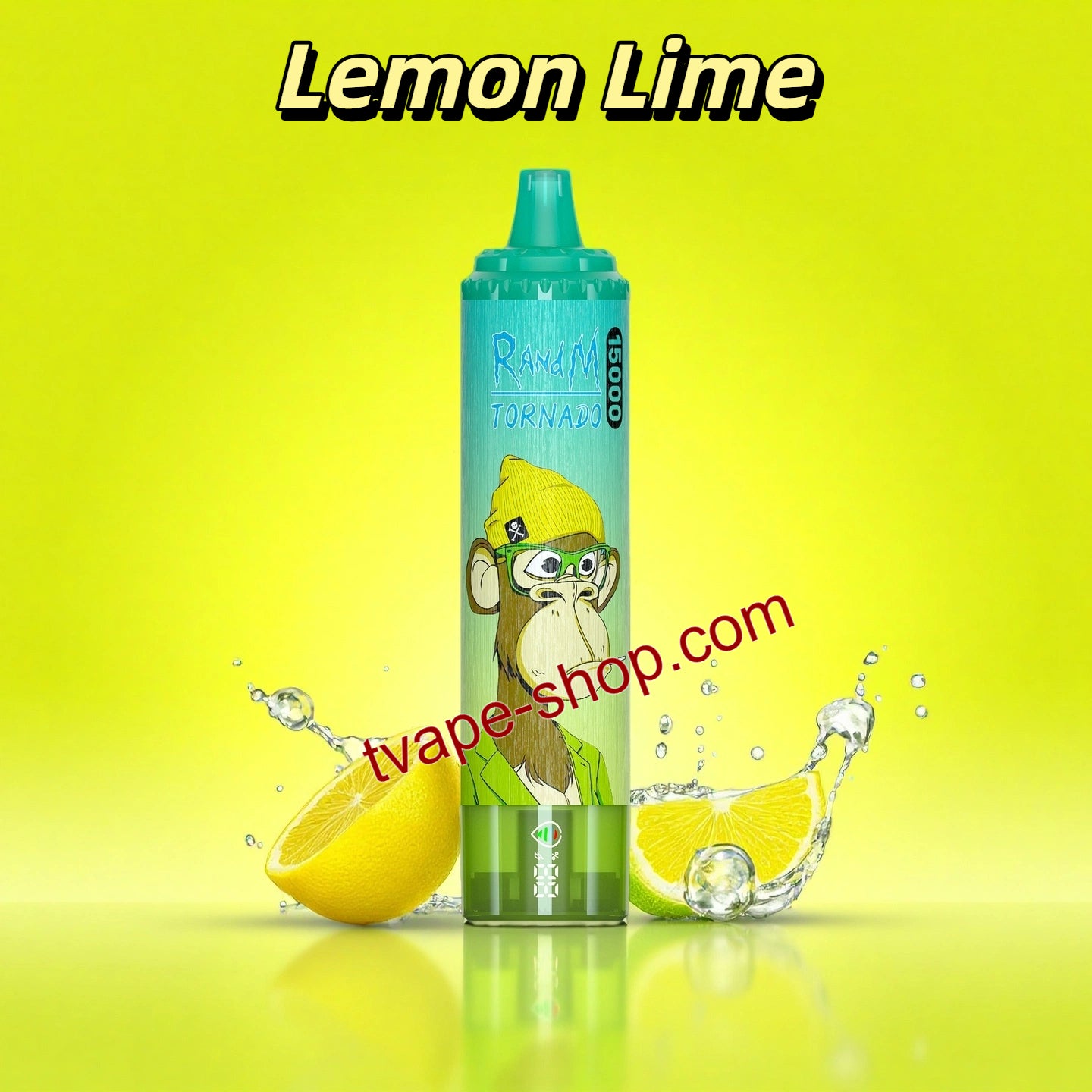 Lemon Lime RandM Tornado 15000 Vape