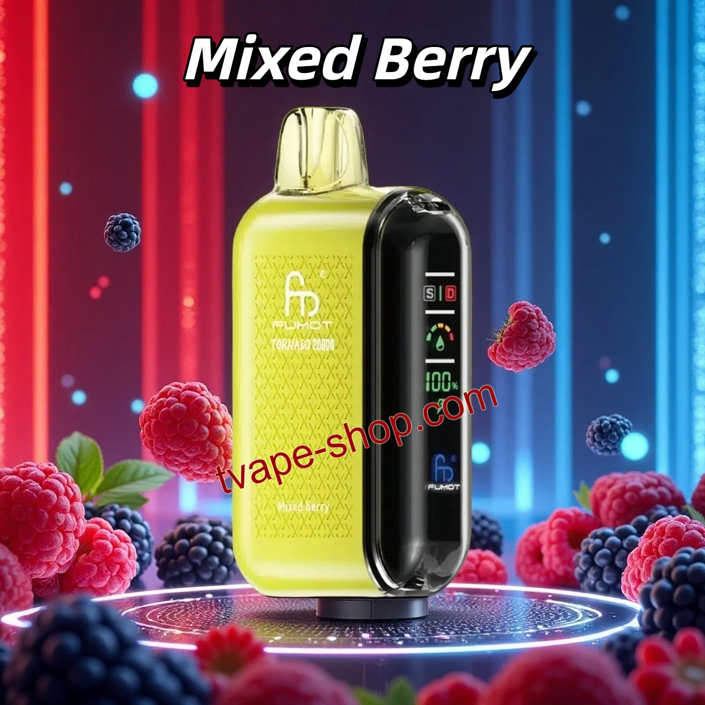 Mixed Berry Geschmack RandM Tornado 20000