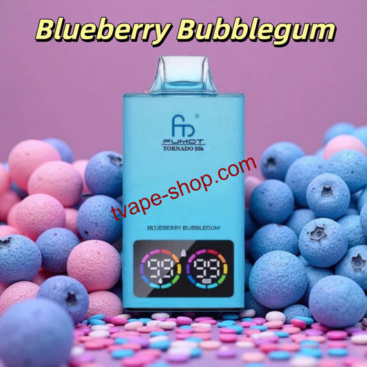 Blueberry Bubblegum RandM Tornado 35000 Puffs Vape 
