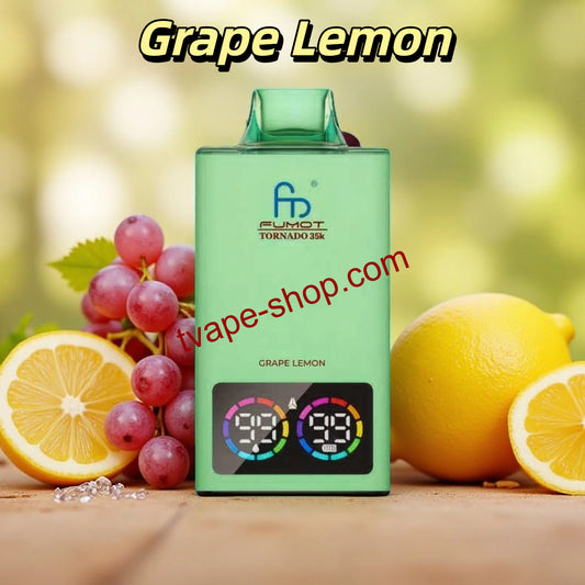 Grape Lemon RandM 35K Züge Vape 