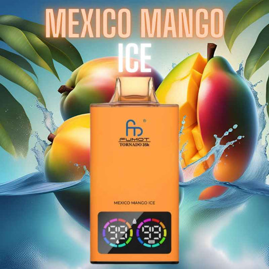 1.2Ω Dual Mesh Coil Mexico Mango Ice Geschmack 35000 Puffs