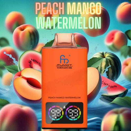 RandM Vape 35000 Puffs Peach Mango Watermelon