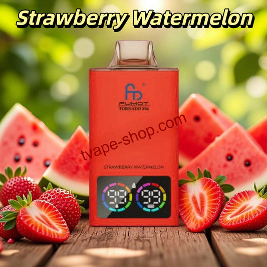 Strawberry Watermelon RandM Tornado 35000 Puffs Vape