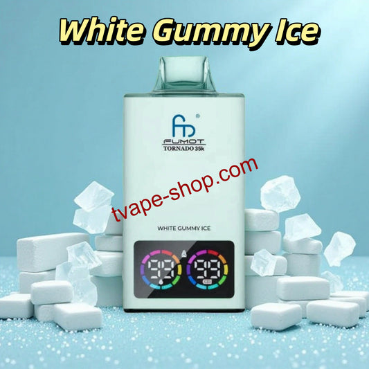White Gummy Ice RandM Tornado 35000