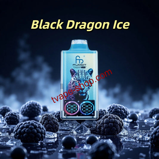 Black Dragon Ice RandM Tornado 40000 Vape