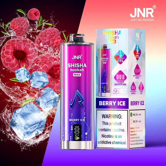 Berry Ice Geschmack JNR Shisha Hookah Max 22000 Vape