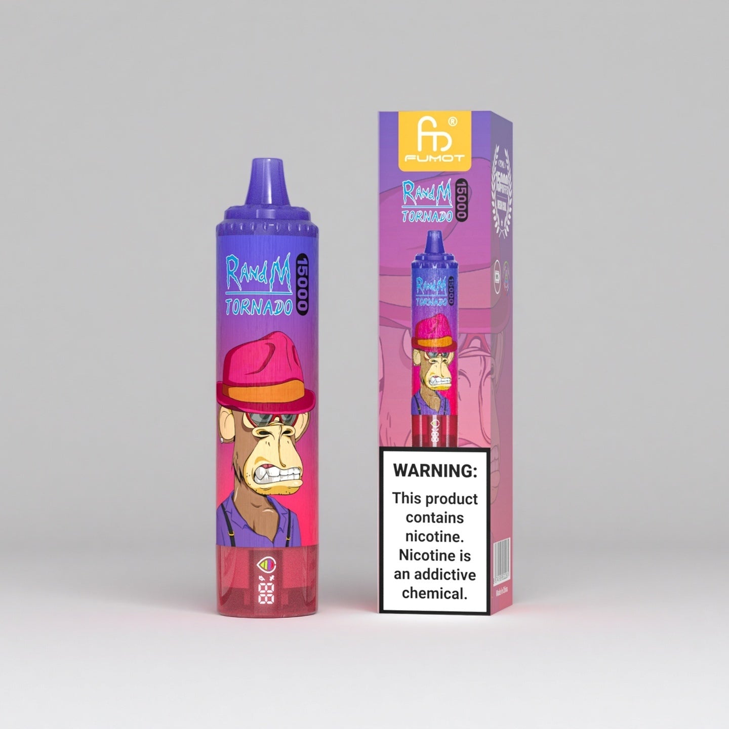 Sour Apple RandM Tornado 15000 Vape