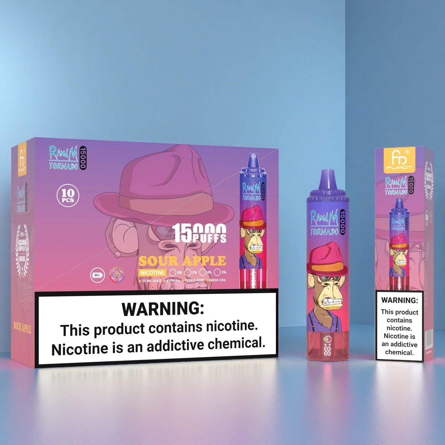 RandM Tornado 15000 Vape Sour Apple