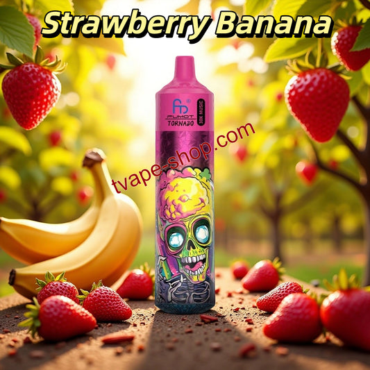 Strawberry Banana RandM Tornado 30000 Vape 