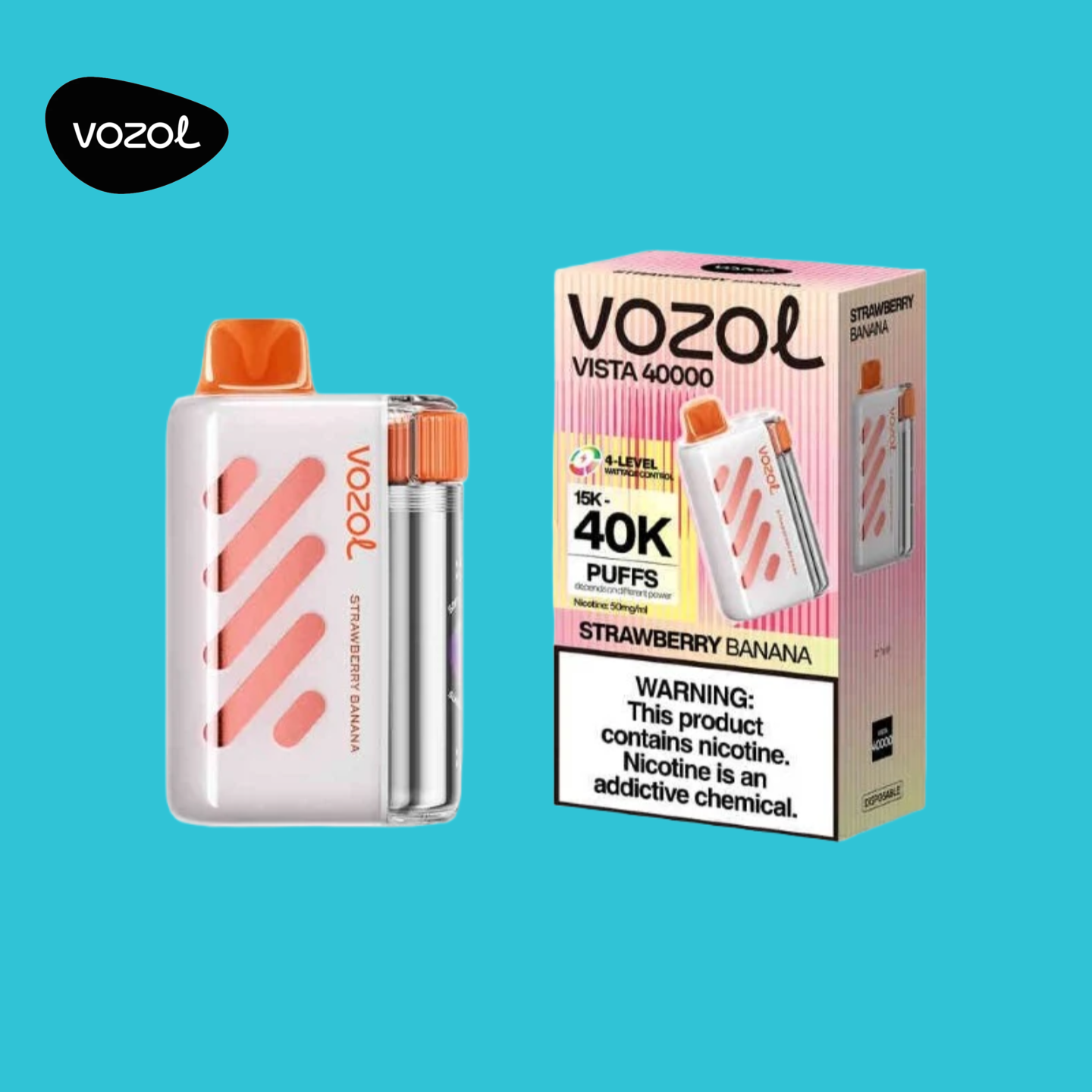 Strawberry Banana Geschmack Vozol Vista 40K