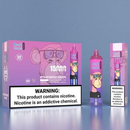 RandM Tornado 15000 Puffs Strawberry Grape