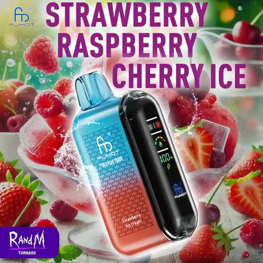 RandM Tornado 20000 Strawberry Raspberry Cherry Ice